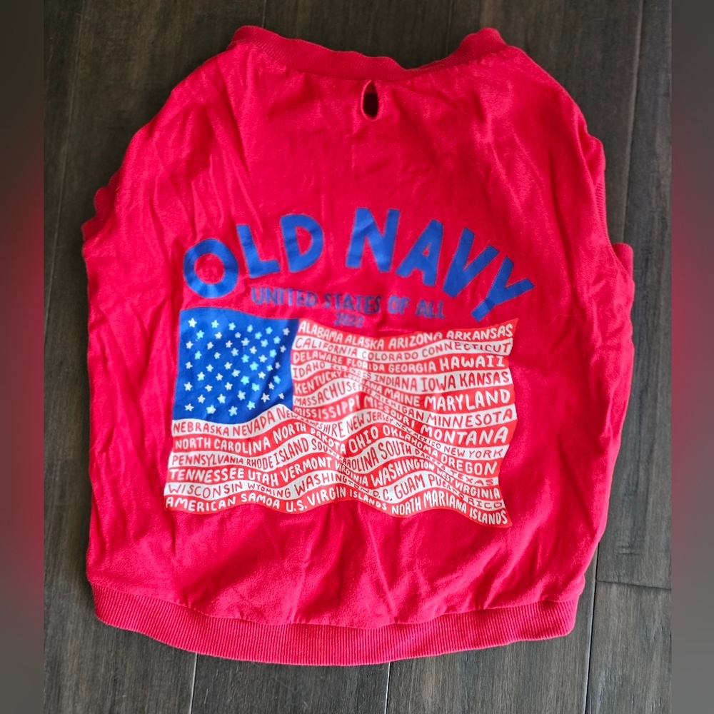 OLD NAVY DOG SHIRT - L